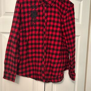 Red and Black Checkered Women’s Shirt